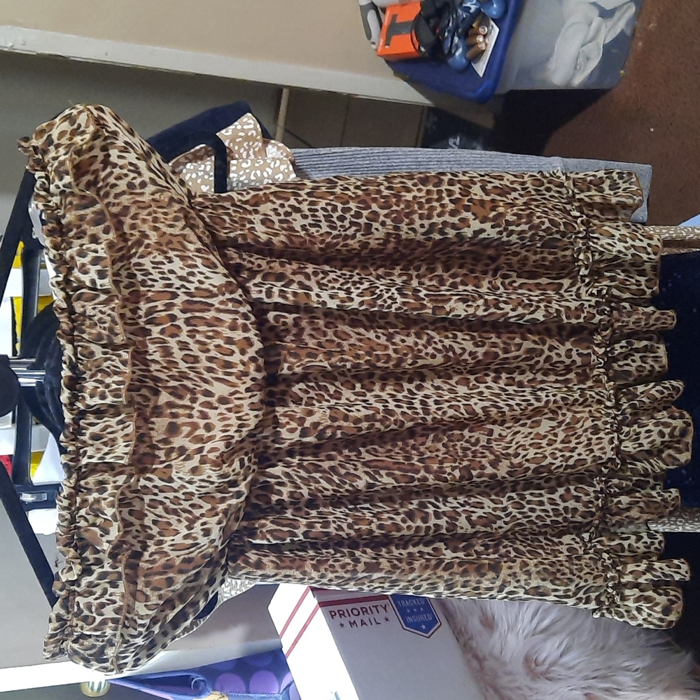 Wet seal leopard dress size medium